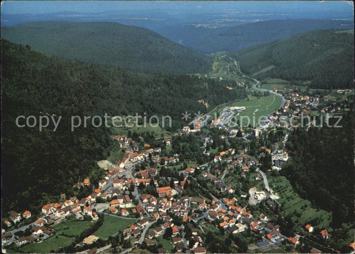 Bad Herrenalb Panorama Schwarzwald Fliegeraufnahme