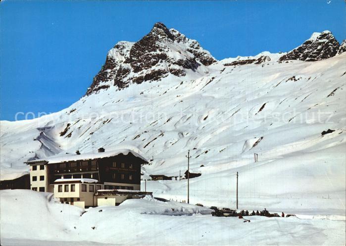 Warth Vorarlberg Berggasthof Pension Jaegeralpe Wintersportplatz