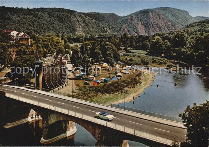 Bad Kreuznach Campingplatz im Salinental aeltestes Radon Solbad der Welt