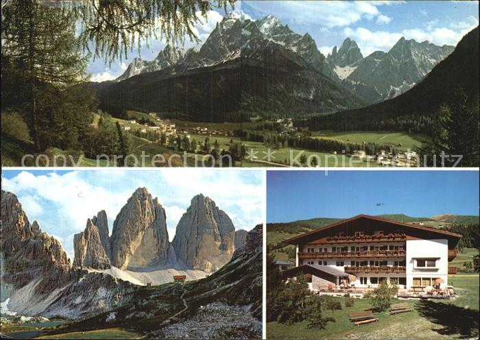 Moos Sexten Hotel Monika Dolomiten Alpenpanorama