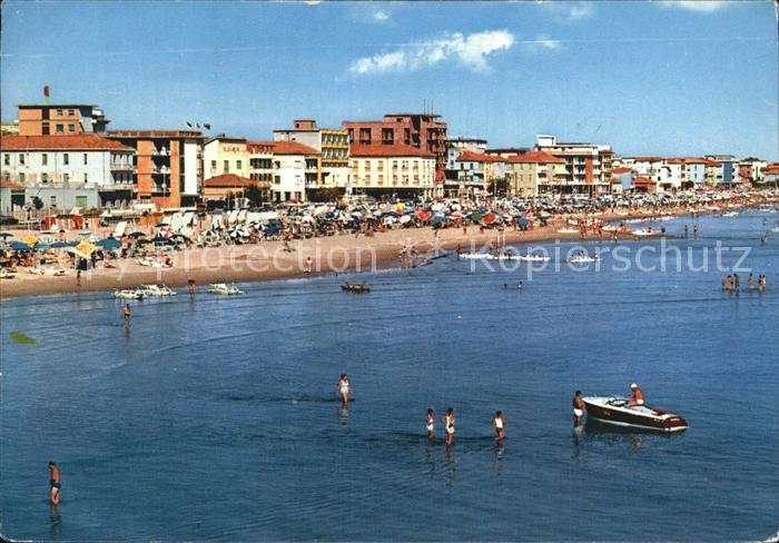 Bellaria Alberghi visti dal mare Hotels am Strand