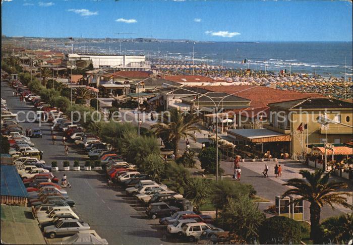 Lido di Camaiore Viale lungomare Strandpromenade Strand