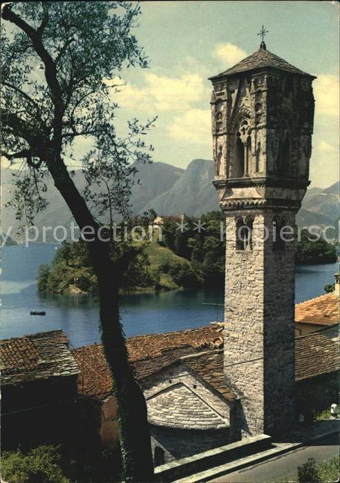 Isola Comacina Torre Gotica Comersee
