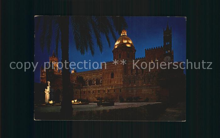 Palermo Sicilia Cattedrale notturno Kathedrale