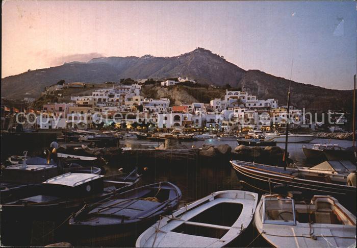 Isola d Ischia Angelo al tramonto Hafen Sonnenuntergang