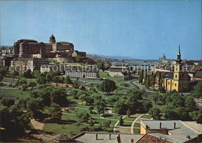 Budapest Stadtbild mit Burgpalast Kirche