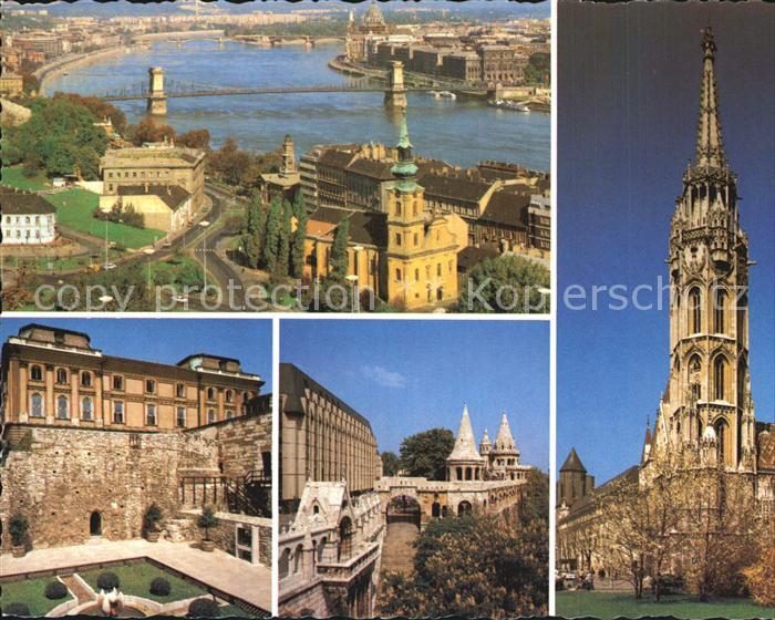 Budapest Sehenswuerdigkeiten der Stadt Donau Kirche Schloss