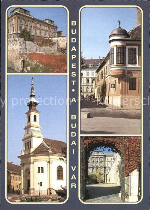 Budapest Budaivar Kirche Torbogen Erker