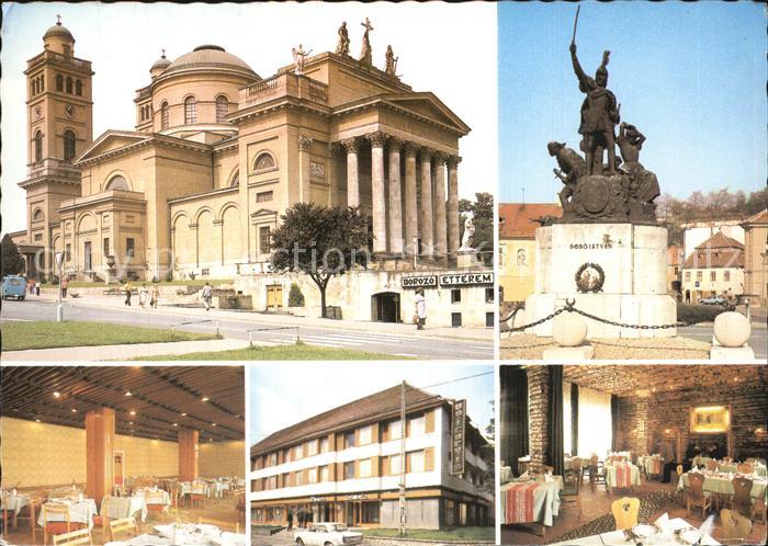 Eger Ungarn Kathedrale Denkmal Hotel Restaurant
