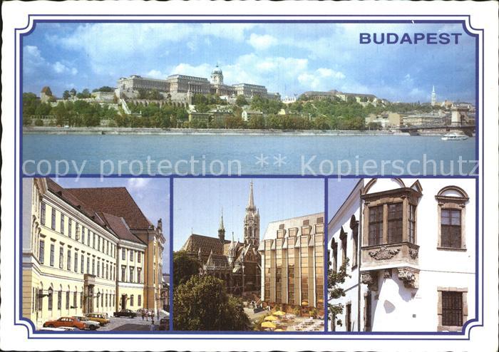 Budapest Donau Palast Gebaeude Erker Kirche