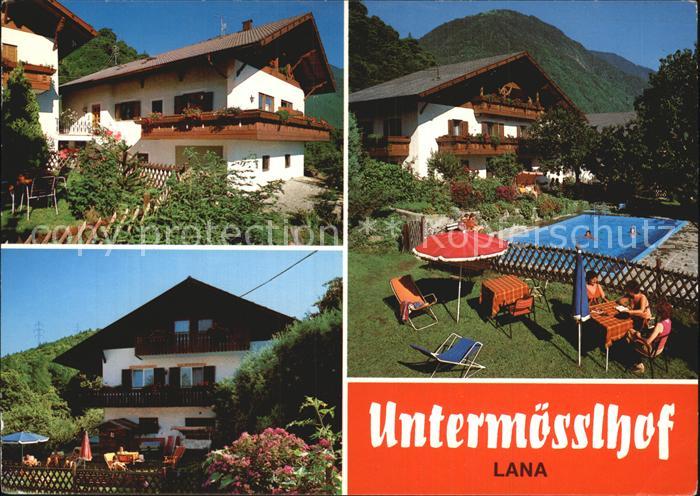 Lana Meran Untermoesslhof Swimming Pool Ferienwohnungen