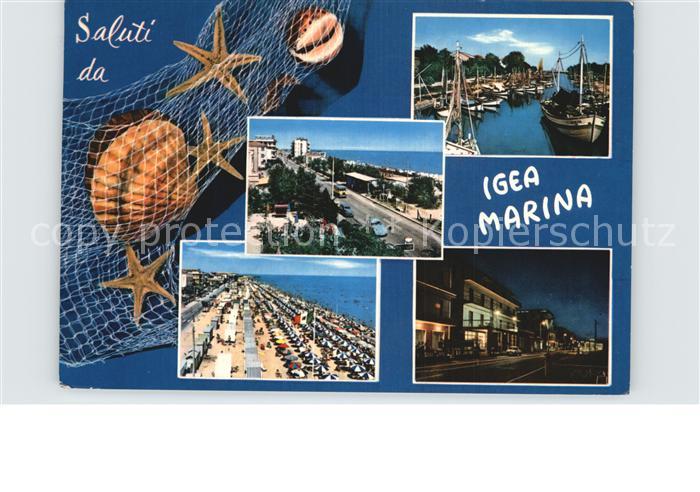 Igea Marina Muscheln Seestern Strand Promenade Hafen