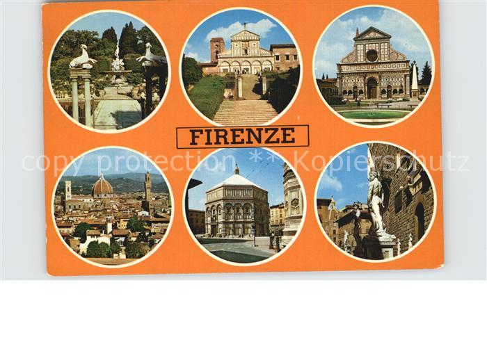 Firenze Florenz Sehenswuerdigkeiten der Stadt