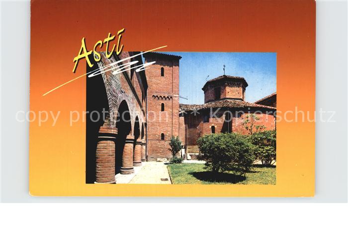 Asti Chiostro Battistero di San Pietro Kloster 13. Jhdt.