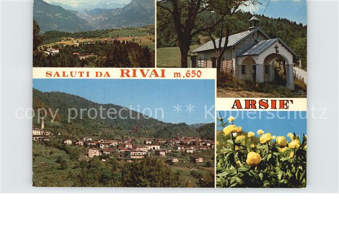 Rivai di Arsie Panorama Kapelle Blumen