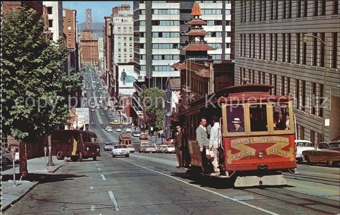 San Francisco California Cable Car California Street