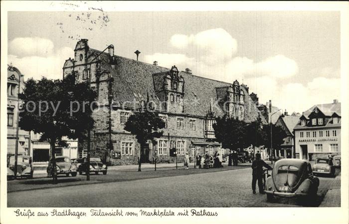Stadthagen Marktplatz Rathaus