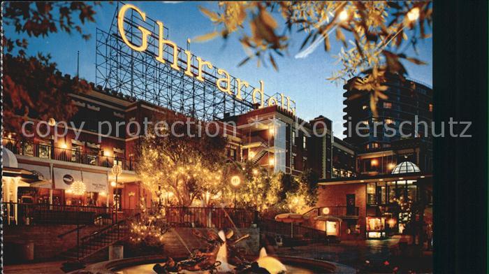 San Francisco California Ghirardelli Square Sparkles