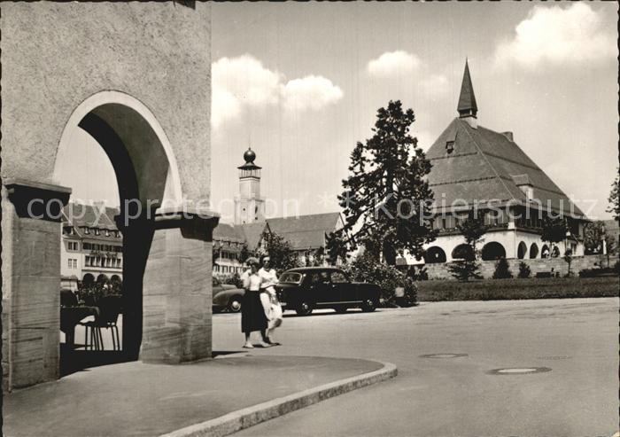 FREUDENSTADT BW Marktplatz mit Stadthaus Rathaus