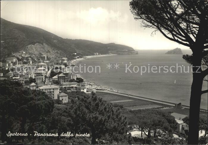 Spotorno Savona Liguria Kuestenpartie