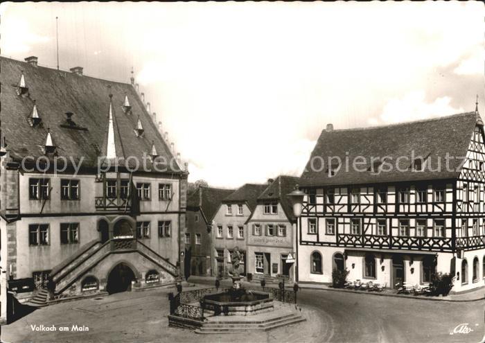 Volkach Rathaus Gasthaus Mainbruecke