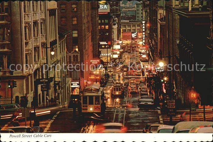 San Francisco California Powell Street Cabel Cars