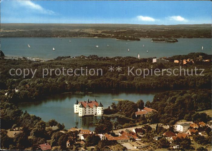 Gluecksburg Ostseebad Fliegeraufnahme mit Schloss