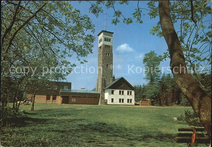 Kirchheim Hessen Berggasthof Eisenberg mit Borgmannturm