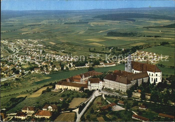 Neresheim Fliegeraufnahme mit Benediktinerkloster