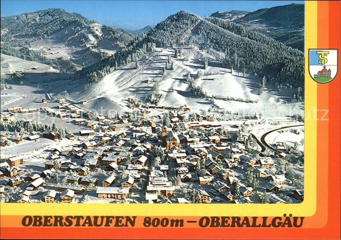 Oberstaufen Oberallgaeu Bayern Fliegeraufnahme