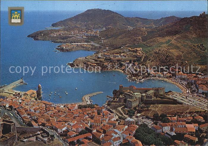 Collioure Fliegeraufnahme