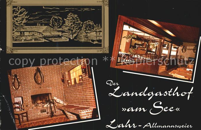 Lahr Schwarzwald Allmanssweier Landgasthof am See