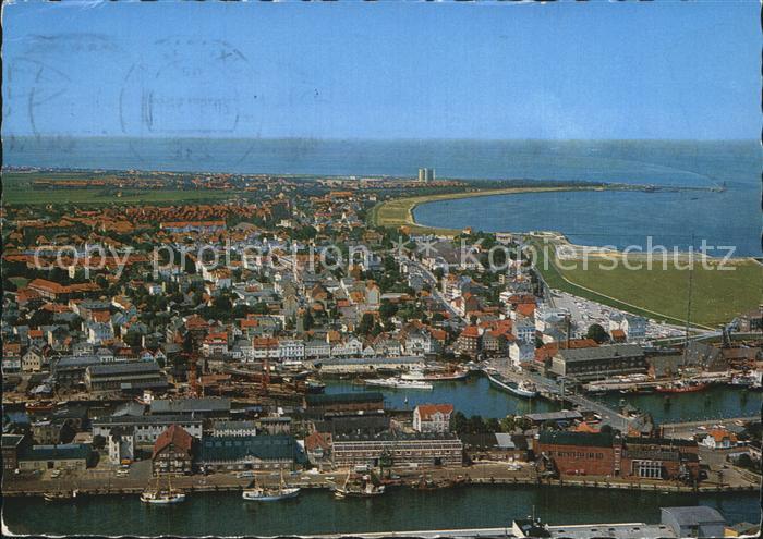 Cuxhaven Nordseebad Fliegeraufnahme