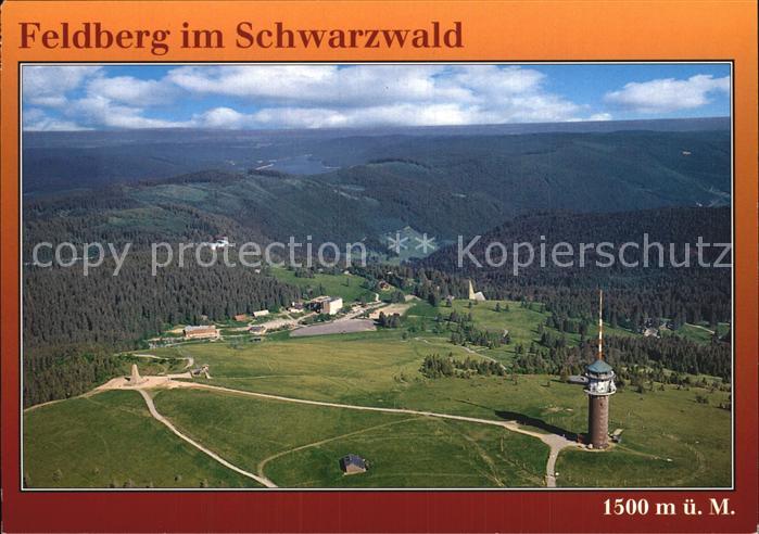 Feldberg Schwarzwald Fliegeraufnahme mit Sendeturm
