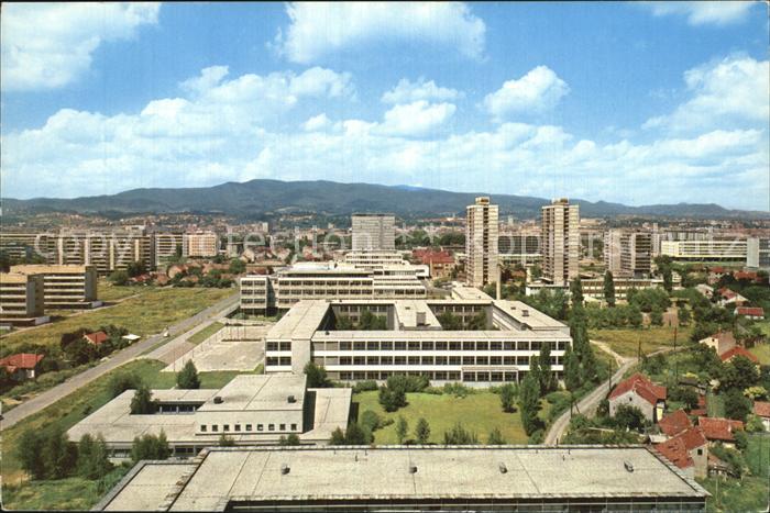 Zagreb Fliegeraufnahme Neuer Stadtteil