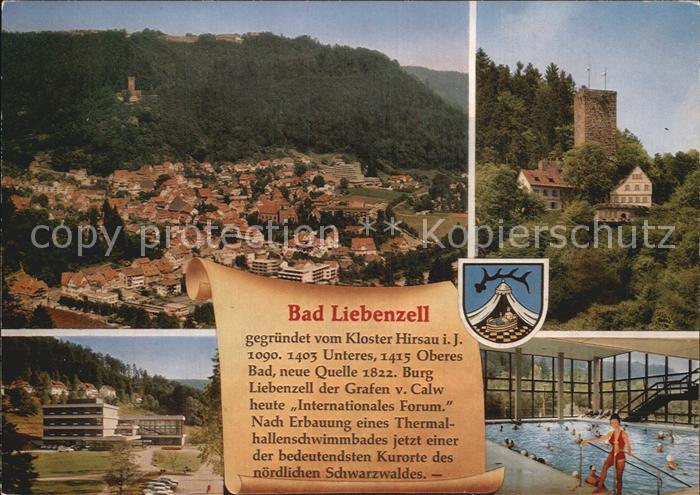Bad Liebenzell Fliegeraufnahme mit Burgruine