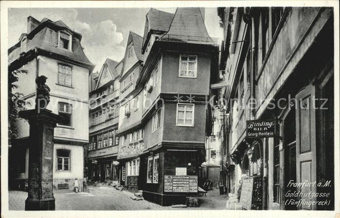 Frankfurt Main Goldhutgasse