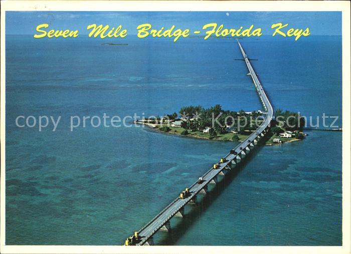Florida Keys Seven Mile Bridge Fliegeraufnahme
