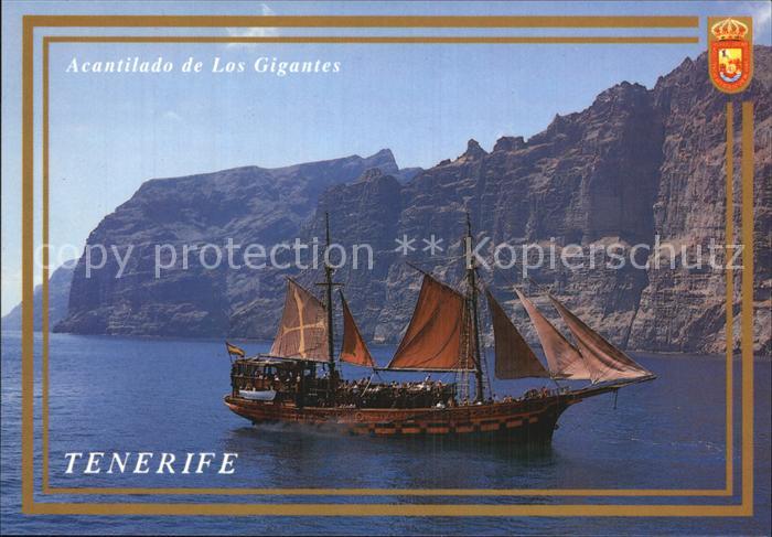 Segelschiffe Acantilando de Los Gigantes El Nostramo Tenerife