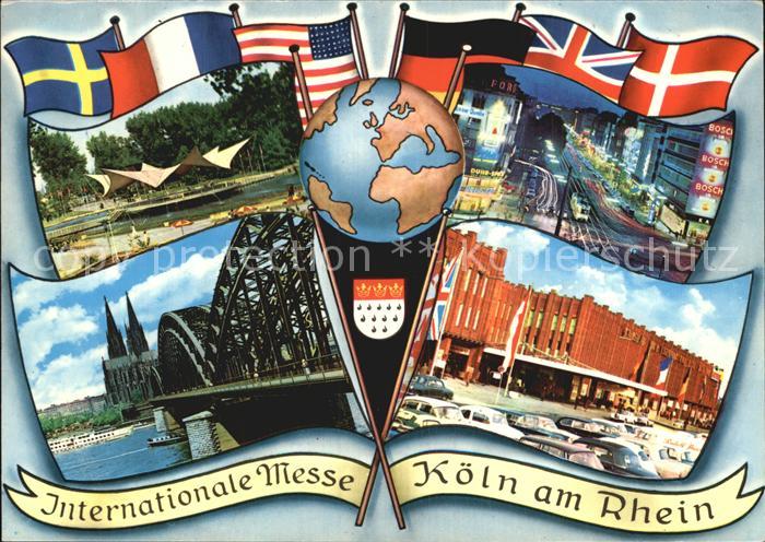 Koeln Rhein Internationale Messe Tanzbrunnen Hohenzollernring Dom