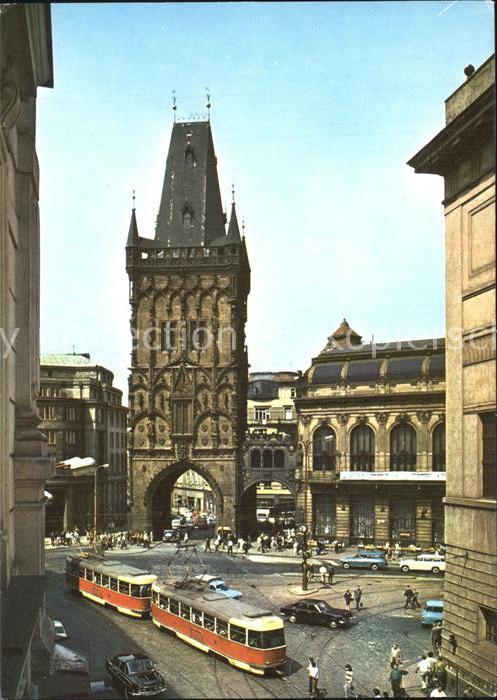 Strassenbahn Praha Prasna brana Pulverturm