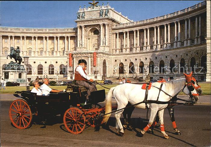 Pferdekutschen Wien Neue Hofburg