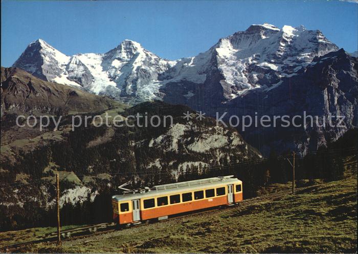 Bergbahn Lauterbrunnen-Mürren Eiger Mönch Jungfr
