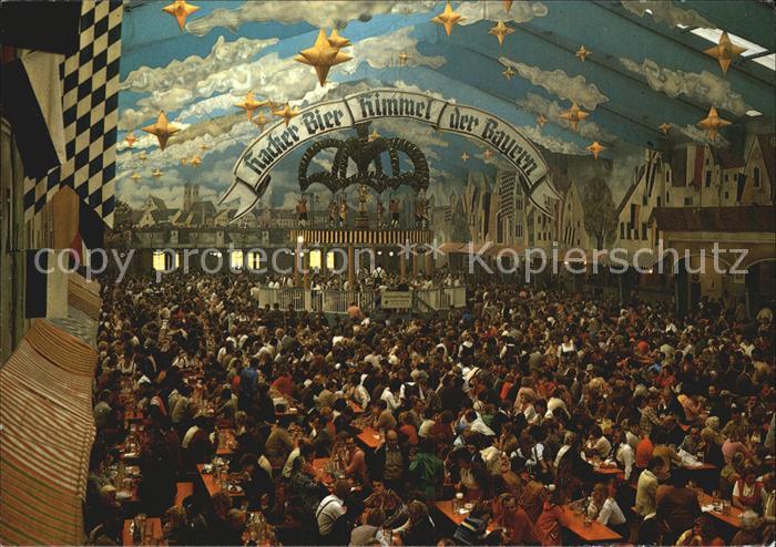 Oktoberfest Muenchen Hackerbraeu Festhalle