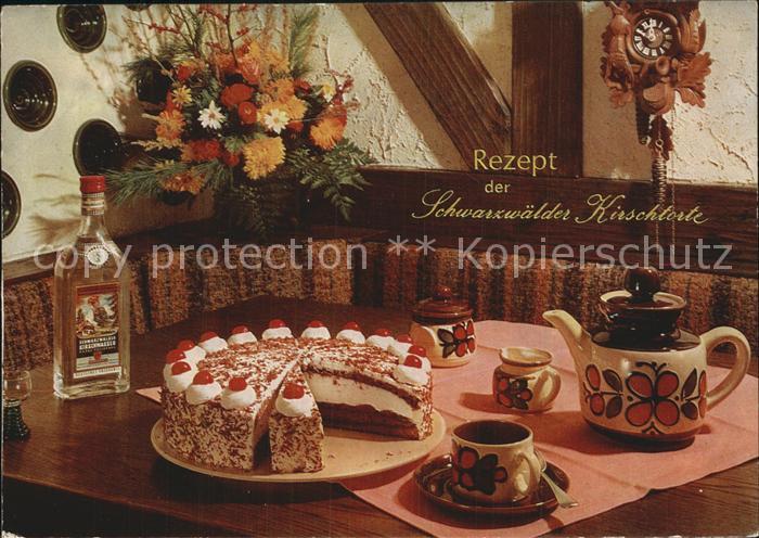 Lebensmittel Schwarzwaelder Kirschtorte Rezept