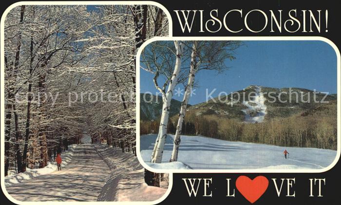 Wisconsin US-State Winter Wonderland