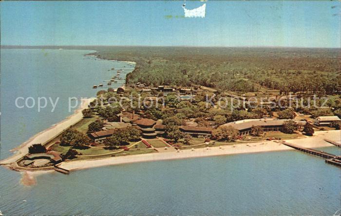 Point Clear Fliegeraufnahme mit Grand Hotel