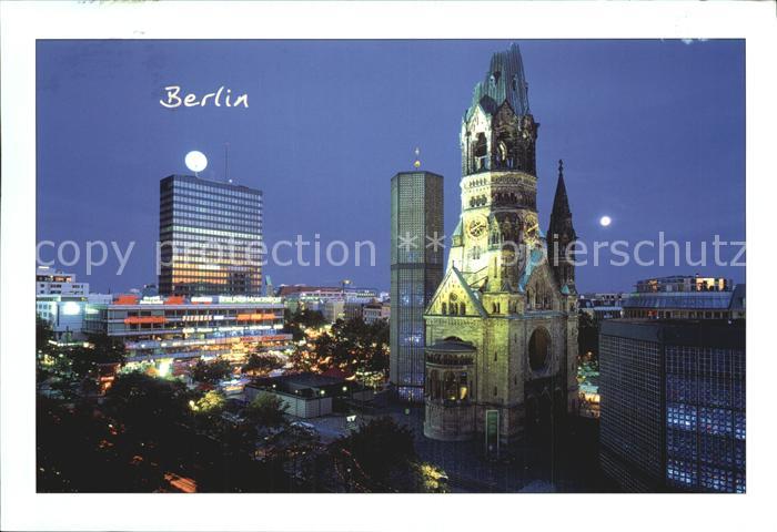 BERLIN CITY Kaiser Wilhelm Gedaechtniskirche Europa-Center