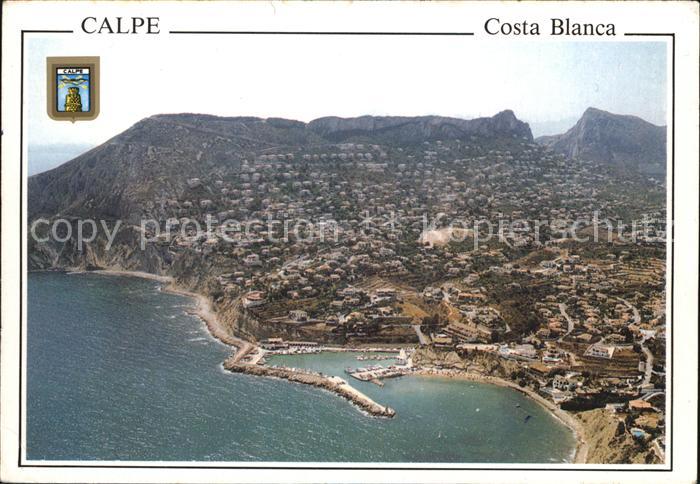 Calpe Costa Blanca Fliegeraufnahme