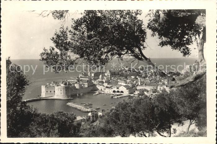 Dubrovnik Ragusa Hafenpartie